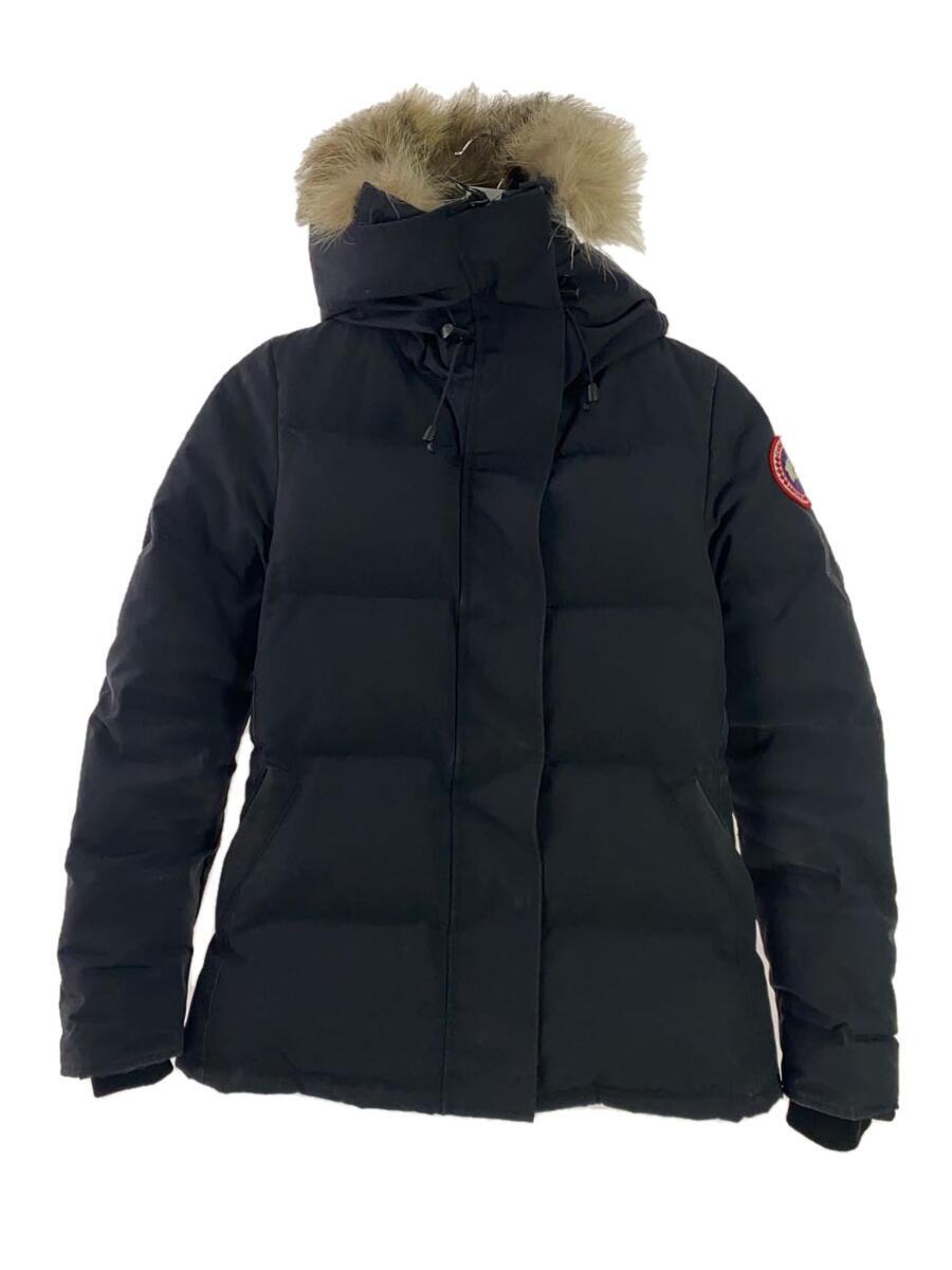 【中古】CANADA GOOSE◆ダウンジャケット/S/ナイロン/NVY/無地/2604JL/PORTLAND PARKA/擦れ有り【レディースウェア】