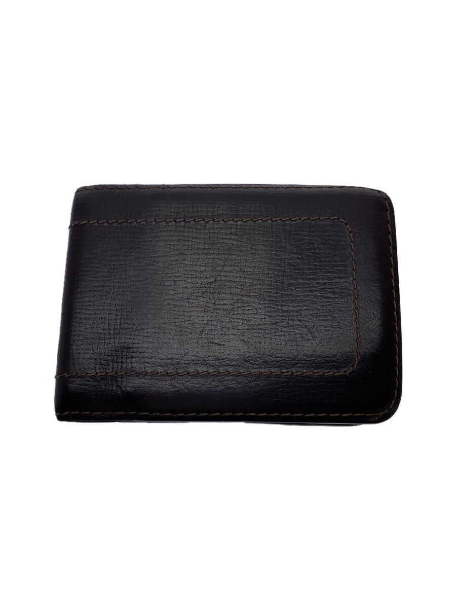 【中古】LOUIS VUITTON◆ポルト・フォイユ・パンス_ユタ_BRW/レザー/BLK/メンズ/M95454【服飾雑貨他】