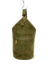【中古】COACH◆ボストンバッグ/スウェード/GRN/無地/4944/オールド【バッグ】