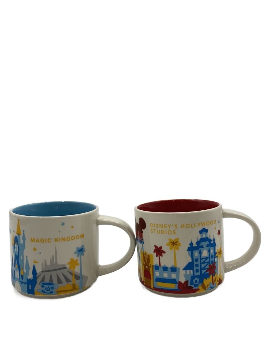 【中古】Starbucks◆ウォルトディズニーワールド・マグカップ2点【キッチン用品】