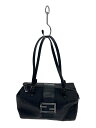 【中古】FENDI◆ハンドバッグ/BLK/ズッカ【バッグ】