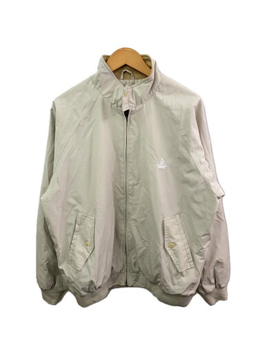 【中古】IZOD◆ジャケット/M/コットン/BEG/無地/スウィングトップ/90s~【メンズウェア】 【中古】IZOD◆ジャケット/M/コットン/BEG/無地/スウィングトップ/90s~【メンズウェア】