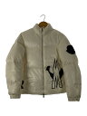 【中古】MONCLER◆ダウンジャケット/1/ナイロン/WHT/E20914196355【メンズウェア】の商品画像