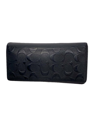 【中古】COACH◆長財布/レザー/BLK/無地/メンズ【服飾雑貨他】 【中古】COACH◆長財布/レザー/BLK/無地/メンズ【服飾雑貨他】