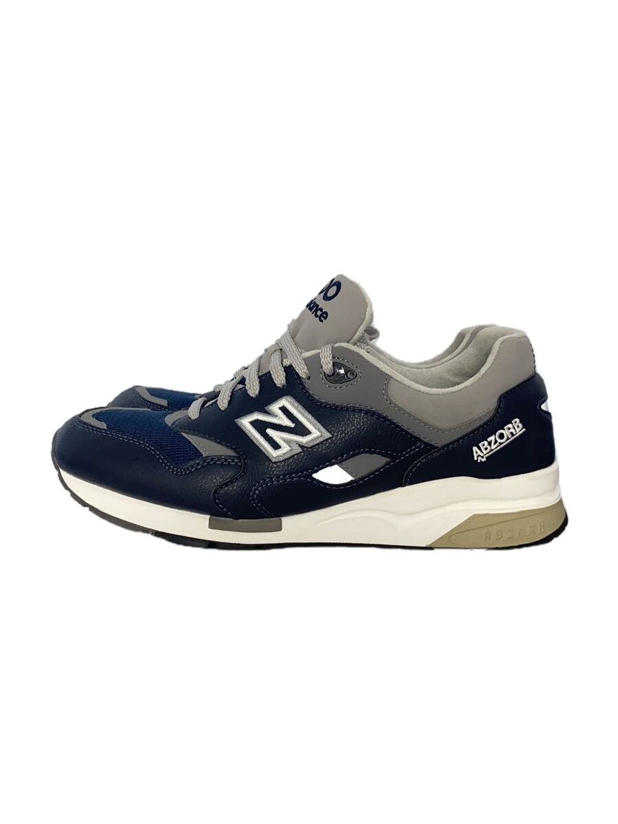 【中古】NEW BALANCE◆ローカットスニーカー/CM1600LV/ネイビー/26cm【シューズ】
