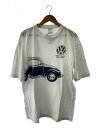 【中古】Tシャツ/XL/コットン/WHT【メンズウェア】