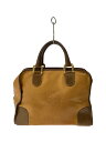 【中古】LOEWE◆ハンドバッグ/レザー/ブラウン【バッグ】