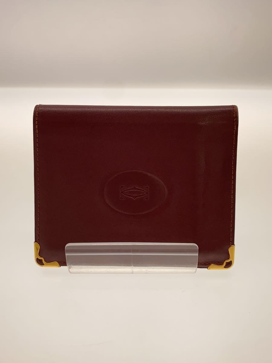 【中古】Cartier◆2つ折り財布/レザー