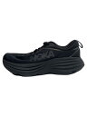 【中古】HOKA ONE ONE◆ローカットスニーカー/27cm/BLK/F27222I【シューズ】