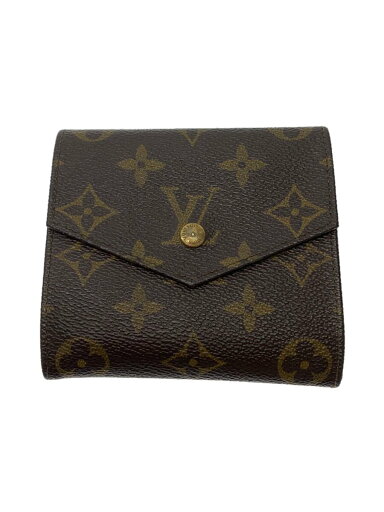 【中古】LOUIS VUITTON◆ポルト・モネ・ビエ・カルト・クレディ_モノグラム・キャンバス_BRW/レザー/BRW/総柄/レディース【服飾雑貨他】 【中古】LOUIS VUITTON◆ポルト・モネ・ビエ・カルト・クレディ_モノグラム・キャンバス_BRW/レザー/BRW/総柄/レディース【服飾雑貨他】