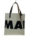 【中古】MARNI◆トートバッグ/PVC/WHT/ZO237//【バッグ】(4)