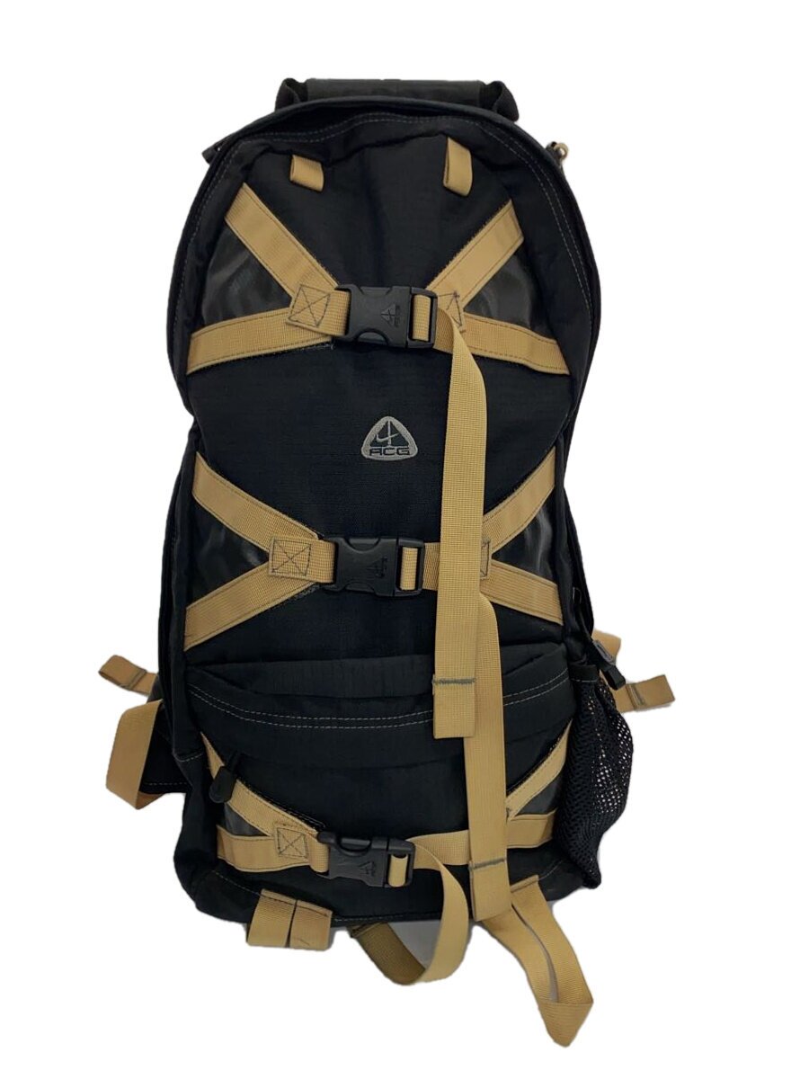 【中古】NIKE ACG◆リュック/ナイロン/BLK/無地【バッグ】