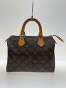 【中古】LOUIS VUITTON◆1)スピーディ25_モノグラム・キャンバス_BRW/PVC/BRW/総柄【バッグ】