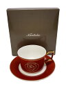 【中古】Noritake◆カップ&ソーサー/2点セット/RED【キッチン用品】