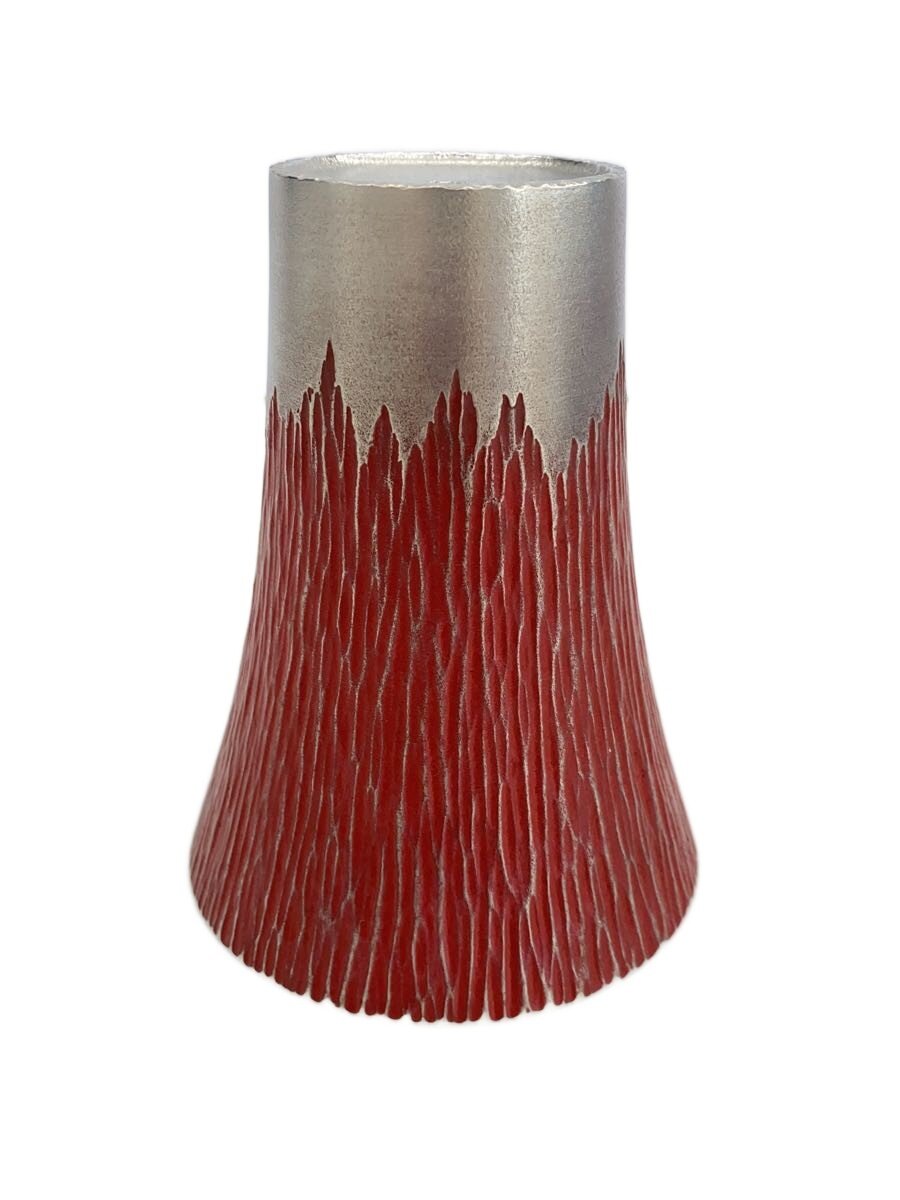 【中古】大阪錫器◆グラス/RED/大阪浪華錫器/富士山/タンブラー大//【キッチン用品】