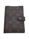 【中古】LOUIS VUITTON◆アジェンダPM_モノグラム_BRW/PVC/BRW/モノグラム/レディース【服飾雑貨他】