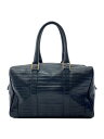 【中古】VALENTINO◆バッグ/レザー/BLK/無地【バッグ】