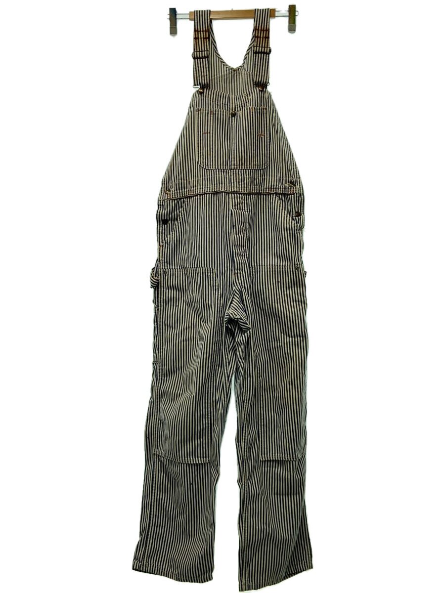 【中古】Montgomery Ward◆70s/オーバーオール/--/コットン/ストライプ/ヒッコリー/ヨゴレ有//【メンズウェア】