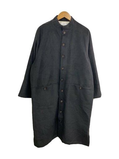 【中古】hagumu◆チェスターコート/FREE/ポリエステル/BLK/無地【メンズウェア】 【中古】hagumu◆チェスターコート/FREE/ポリエステル/BLK/無地【メンズウェア】