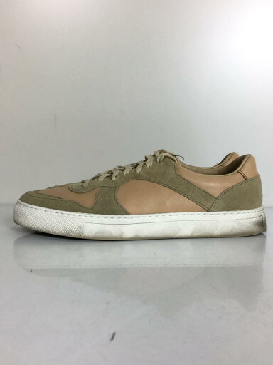 【中古】YOAK◆ローカットスニーカー/40/BEG/レザー【シューズ】 【中古】YOAK◆ローカットスニーカー/40/BEG/レザー【シューズ】
