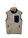 【中古】patagonia◆フリースベスト/S/ポリエステル/BEG/23048FA22【メンズウェア】