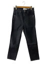 【中古】KURO◆HIGH WAIST SLIM DENIM/25/デニム/BLK/無地/8666-599-0056-0920//【レディースウェア】