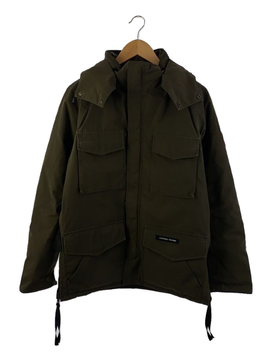 【中古】CANADA GOOSE◆ダウンジャケット/M/ポリエステル/KHK/無地/4078jm【メ ...