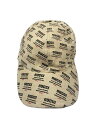 【中古】GUCCI◆グッチ/インビテーションロゴスタンプ/M/リネン/BEG/総柄/メンズ【服飾雑貨他】(4)