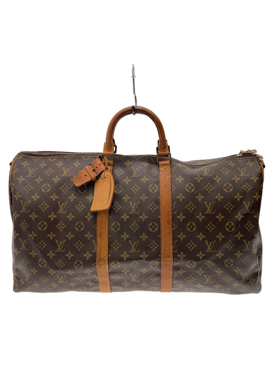 【ブランド】LOUIS VUITTON 【ブランドカナ】ルイヴィトン 【型番】M41424 【程度】C 【サイズ】 【メインカラー】ブラウン 【素材・生地】PVC（ビニール） 【キーワード】　　 2025/03/19 セカンドストリート伊川谷店【3981】【中古】LOUIS VUITTON◆キーポル55_モノグラム・キャンバス_BRW/PVC/BRW【バッグ】 ブランド LOUIS VUITTON 型番 M41424 カラー ブラウン 柄 素材・生地 PVC（ビニール）>色・素材について サイズ >サイズ表示について 実寸（cm） 【バッグ】 マチ：23 / 高さ：29 / 幅：56 / 持ち手：30 【その他】 その他サイズ：/ 商品は　セカンドストリート伊川谷店の店頭にて販売しております。商品に関するお問合わせは、お電話(TEL:078-978-5007)にて、問合わせ番号：2339813890750をお伝えください。 配送方法やお支払い方法に関するお問い合わせは、サポートセンターまでご連絡をお願いします。 ※お電話の対応は営業時間内のみとなります。お問い合わせフォームでお問い合わせの際はご注文番号をご記入下さい