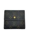 【中古】LOUIS VUITTON◆ポルト・モネ・ビエ・カルト・クレディ_モノグラム・キャンバス_BRW/PVC/BRW/モノグラム/メンズ【服飾雑貨他】(4)