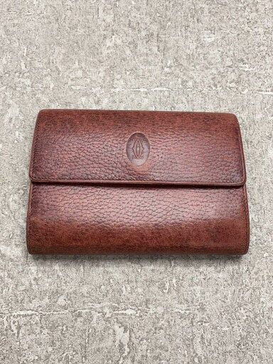 【中古】Cartier◆3つ折り財布/レザー【服飾雑貨他】 【中古】Cartier◆3つ折り財布/レザー【服飾雑貨他】
