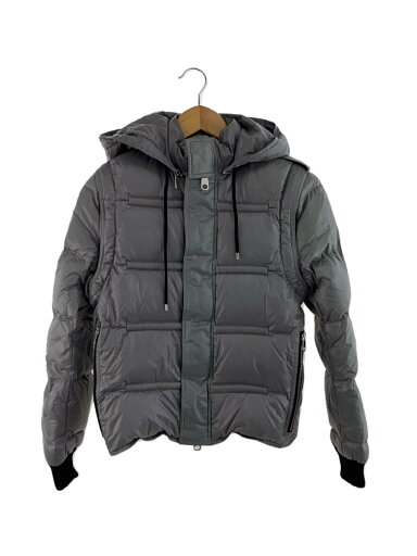 【中古】Dior HOMME◆ダウンジャケット/44/ポリエステル/GRY/無地/8h3142030418【レディースウェア】 【中古】Dior HOMME◆ダウンジャケット/44/ポリエステル/GRY/無地/8h3142030418【レディースウェア】