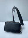 【中古】Dom Teporna◆ショルダーバッグ/レザー/BLK/無地【バッグ】(4)