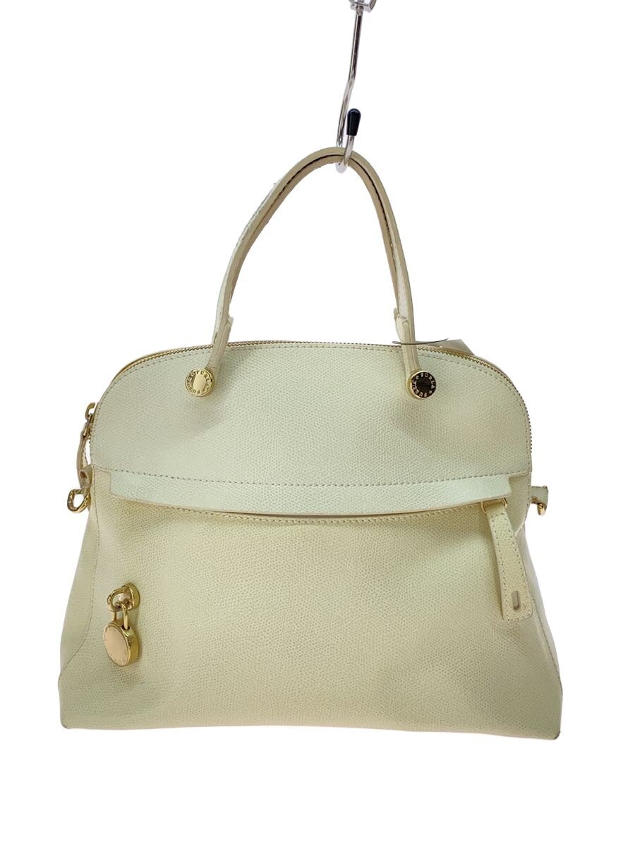 Furla - 【中古】FURLA◆ショルダーバッグ/レザー/WHT/無地/G5996/S3//【バッグ】