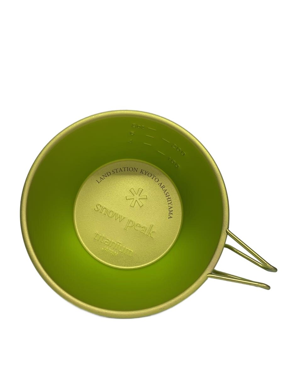 【中古】snow peak◆チタンシェラカップ ARASHIYAMA/キャンプ用品その他/GRN/E-104-LSK【スポーツ】