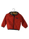 【中古】patagonia◆ジャケット/--/ポリエステル/RED/60188FA15【キッズ】