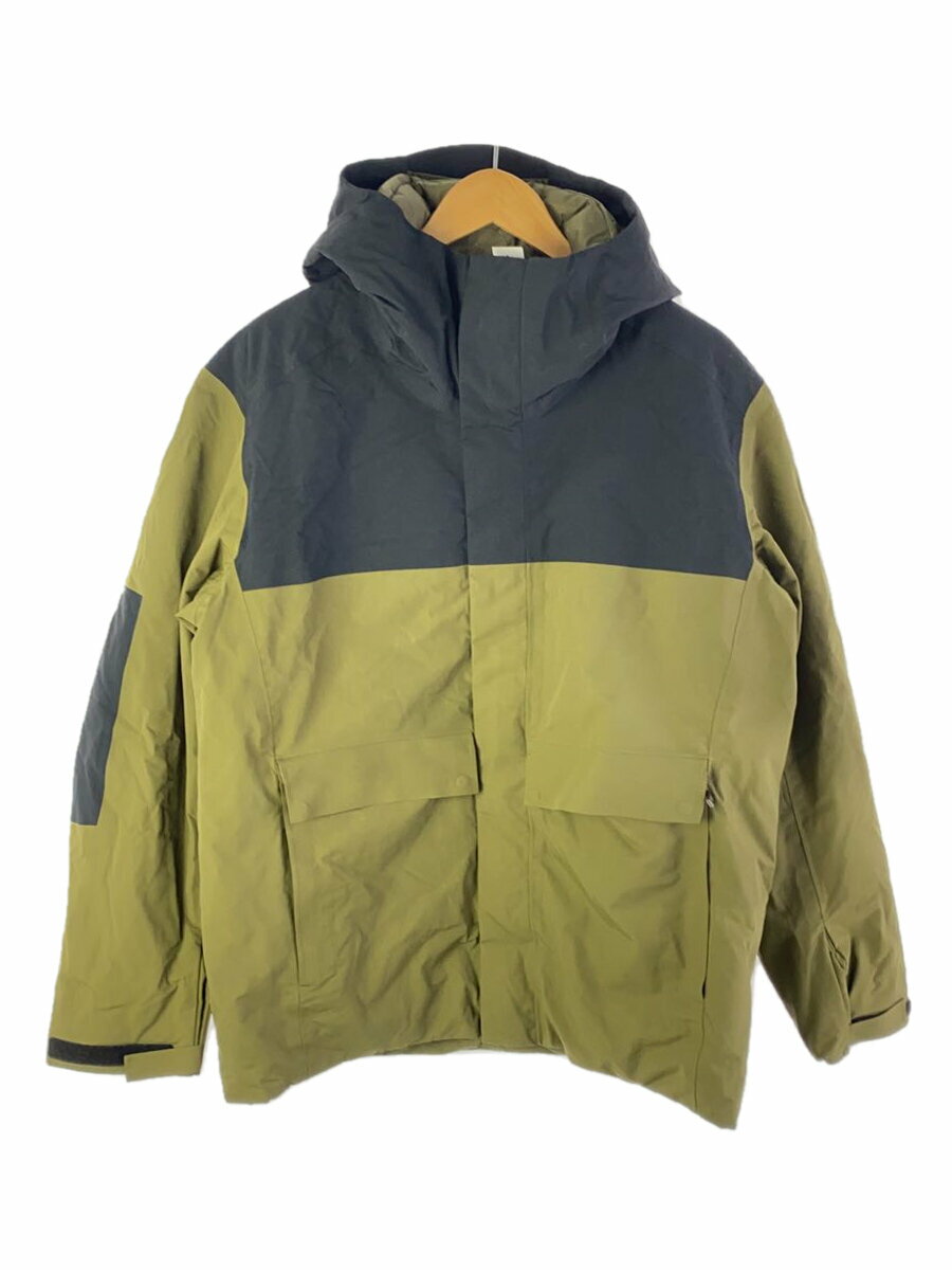 【中古】UNIQLO◆ダウンジャケット/L/ナイロン/KHK/311-435015【メンズウェア】