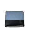 【中古】CELINE◆2つ折り財布/レザー/BLU/レディース【服飾雑貨他】