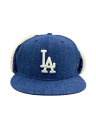 【中古】NEW ERA◆キャップ/7 3/8/コットン/IDG/メンズ/ドッグイヤー/ロサンゼルス/ドジャース【服飾雑貨他】(4)