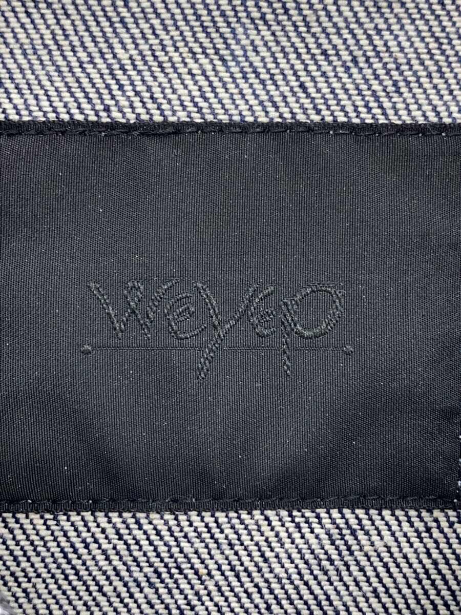【中古】WEYEP◆RUBBER COATING DENIMJACKET/コーティングデニムジャケット/FREE/コットン/シルバー【メンズウェア】