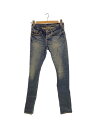 【中古】HYSTERIC GLAMOUR◆SP加工スリムデニムパンツ/スタッズ/スキニーパンツ/28/コットン/インディゴ/0242AP08【レディースウェア】(4)