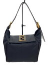 【中古】FENDI◆ハンドバッグ/ナイロン/BLK/無地/15333//【バッグ】