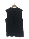 【中古】sulvam◆ジレベスト/M/ウール/BLK/SL-V02-100【メンズウェア】