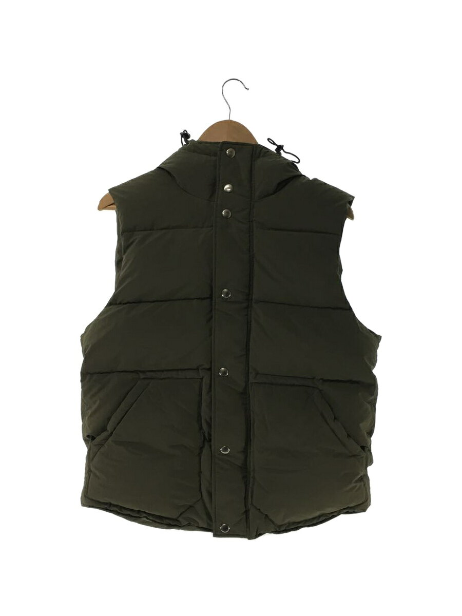 【中古】nonnative◆18AW/HIKER DOWN VEST POLY WEATHER/1/ポリエステル/KHK/NN-V3401【メンズウェア】