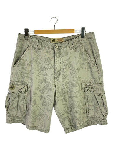 【中古】Lee◆カーゴショーツ/ショートパンツ/コットン/GRY/総柄【メンズウェア】 【中古】Lee◆カーゴショーツ/ショートパンツ/コットン/GRY/総柄【メンズウェア】