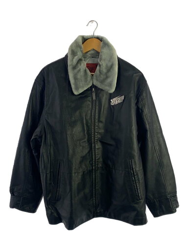 【中古】MAGNUM DRY/レザージャケット・ブルゾン/--/豚革/BLK/無地【メンズウェア】 【中古】MAGNUM DRY/レザージャケット・ブルゾン/--/豚革/BLK/無地【メンズウェア】