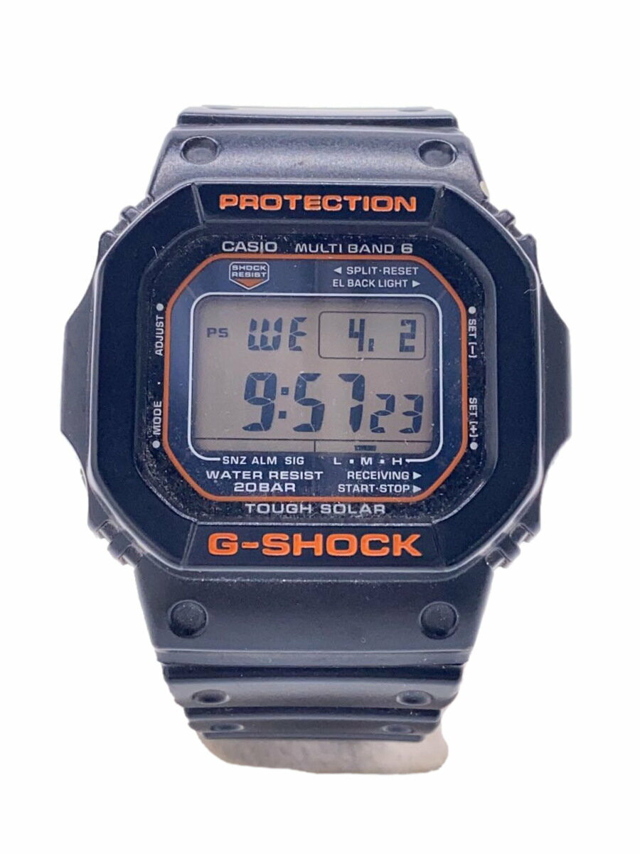 【中古】CASIO◆ソーラー腕時計/デジタル/ブラック/ブラック/GW-M5610R【服飾雑貨他】
