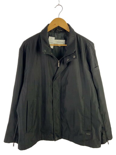 【中古】Calvin Klein◆ナイロンジャケット/L/ナイロン/BLK/無地【メンズウェア】 【中古】Calvin Klein◆ナイロンジャケット/L/ナイロン/BLK/無地【メンズウェア】