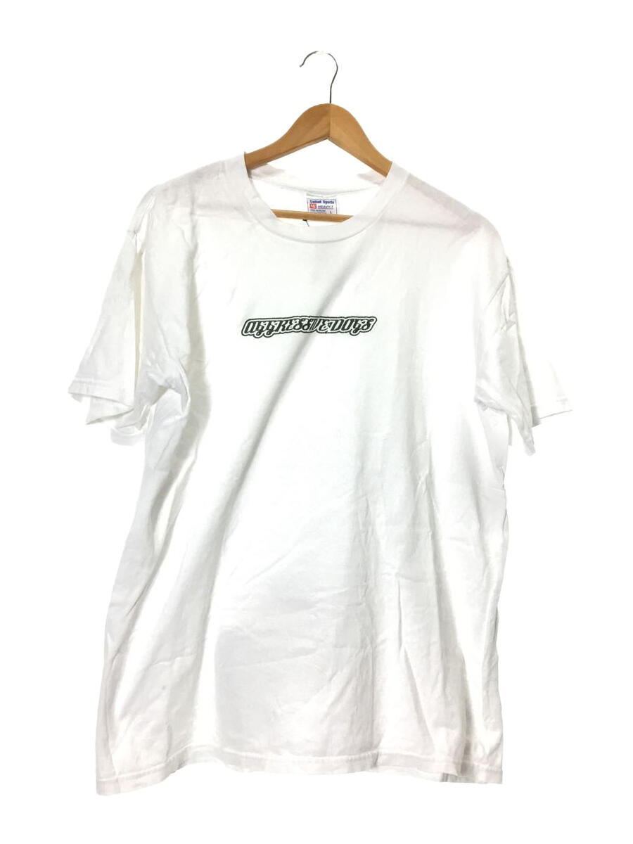 【中古】United Sports◆90s〜/aggressive dogs/バンドT/Tシャツ/L/コットン/WHT【メンズウェア】