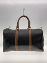 【中古】Christian Dior◆ハニカム柄/ボストンバッグ/PVC/BRW【バッグ】